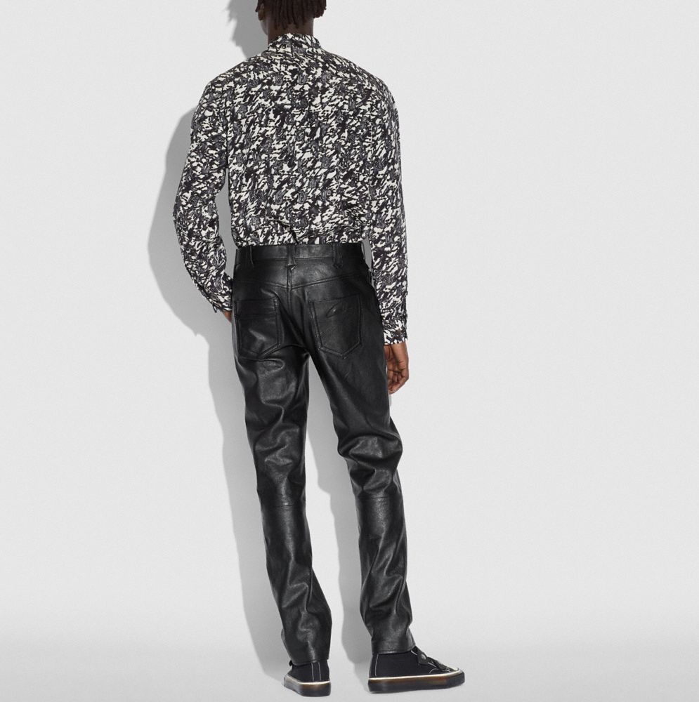 COACH Leather Pants