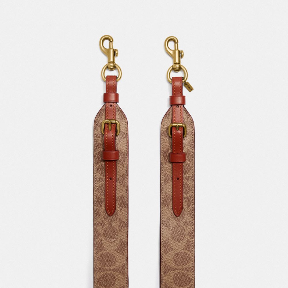 COACH Strap In Signature Canvas With Horse And Carriage Print