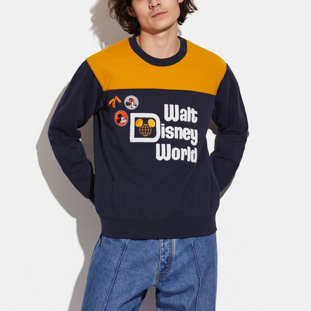 COACH Disney X Walt Disney World Sweatshirt In Organic Cotton