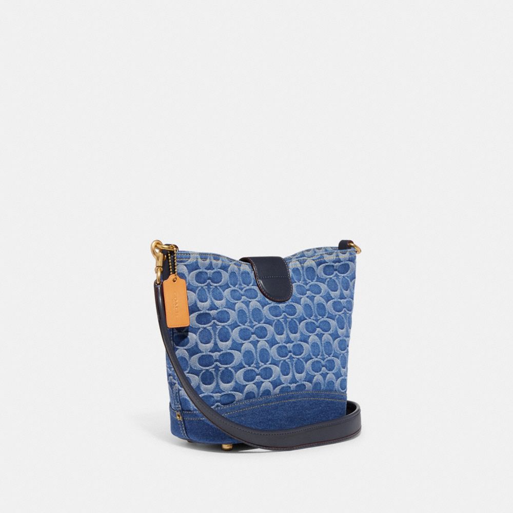 COACH Tali Bucket Bag In Signature Denim