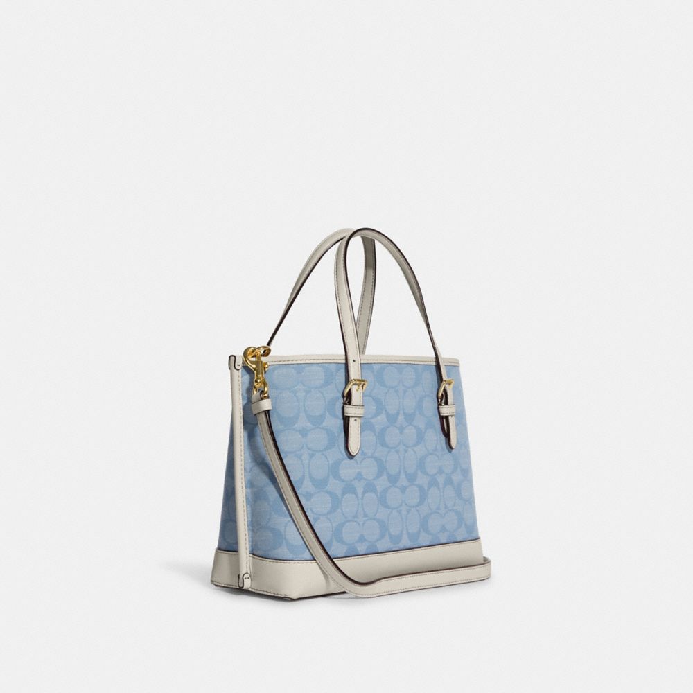 COACH Mollie Tote 25 In Signature Chambray