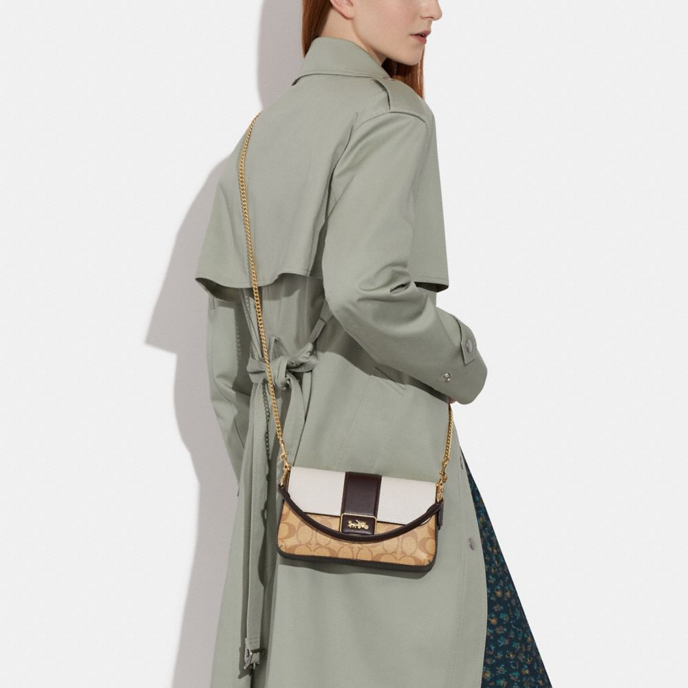 COACH Mini Grace Crossbody In Signature Canvas