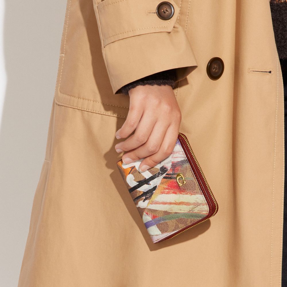 COACH X Mint + Serf Billfold Wallet In Signature Canvas