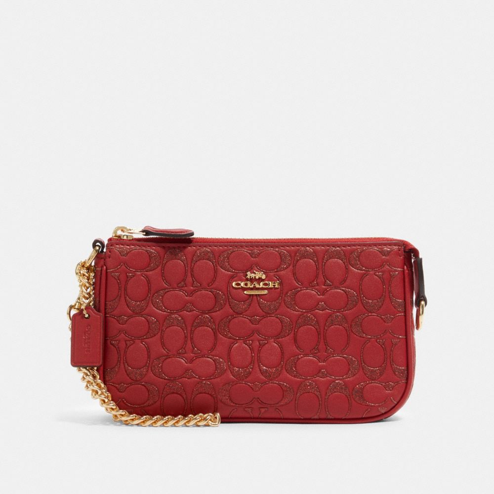 COACH® Outlet LARGE WRISTLET 19 IN SIGNATURE LEATHER