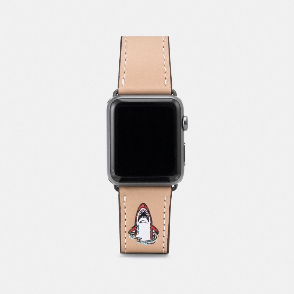 COACH Apple Watch® Strap With Sharky