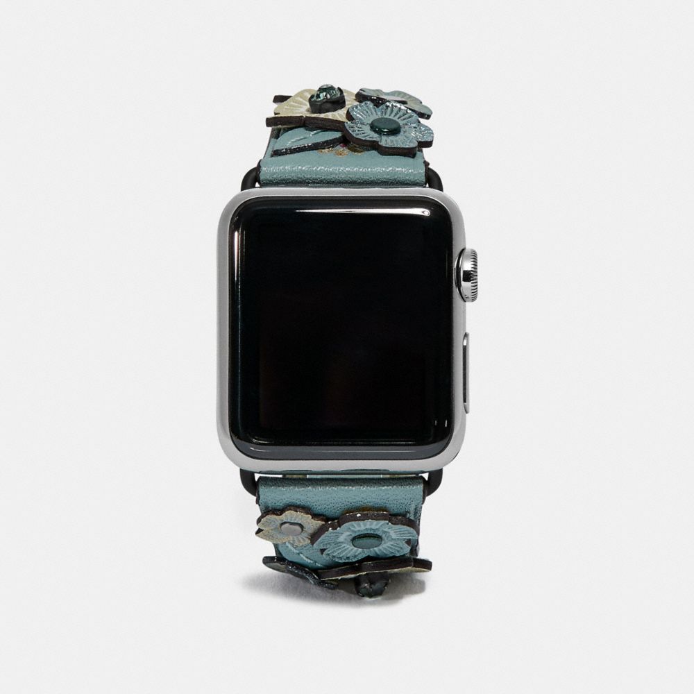 COACH Apple Watch® Strap With Crystal Tea Rose