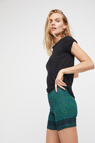 FP One FP ONE Smocked Bike Shorts at Free People Clothing Boutique