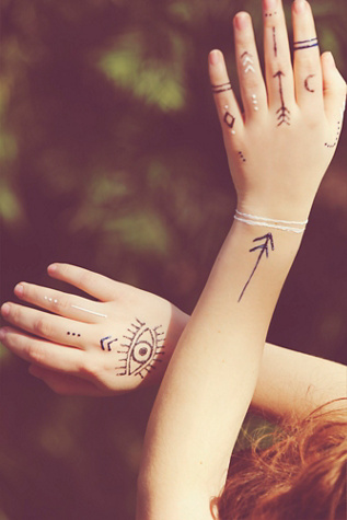 Henna Body Paint at Free People Clothing Boutique