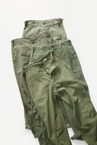 Vintage Loves Vintage 1960s Military Pants at Free People Clothing Boutique