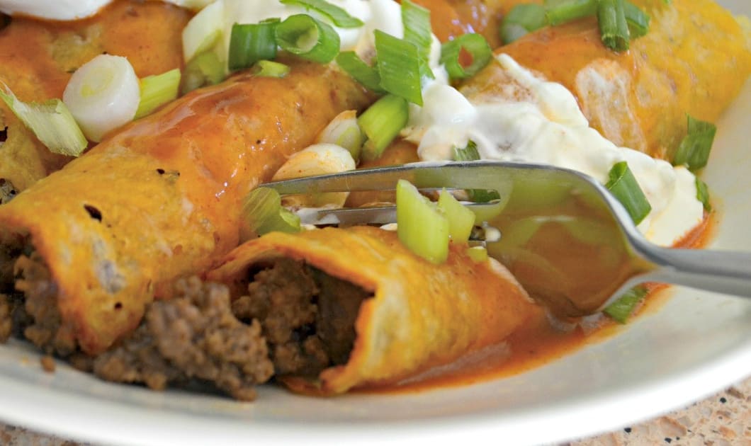 ENCHILADAS AU VIANDE HACHE KETO IRELOOP