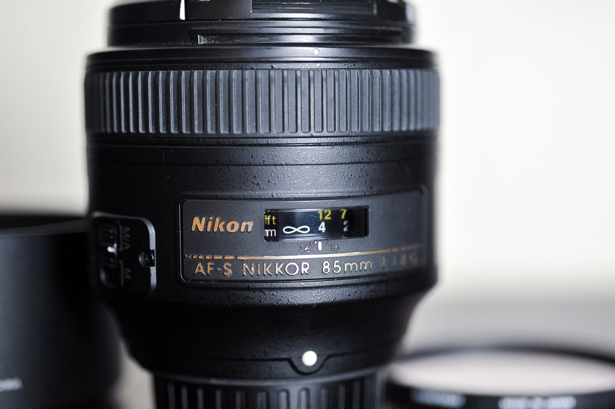 Nikon AFS 85mm F/1.8G Prime Portrait FX Lens w/ UV Filter US Model