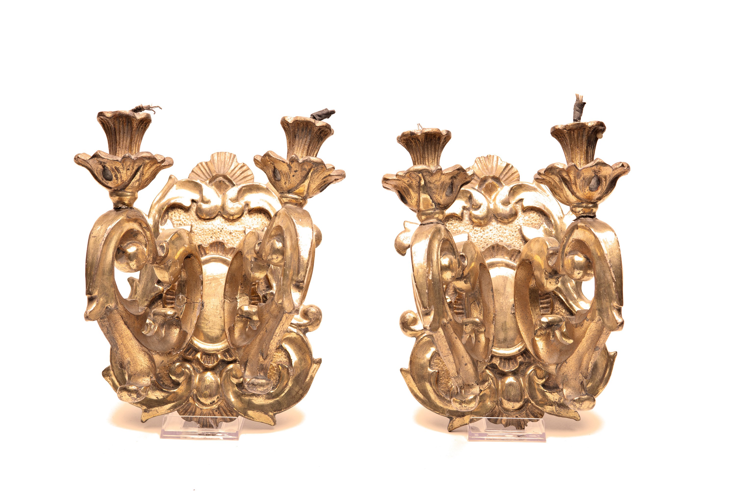 ŚWIECZNIKI ŚCIENNE Z DRUGIEGO WIEKU Europa Środkowa (druga połowa XIX