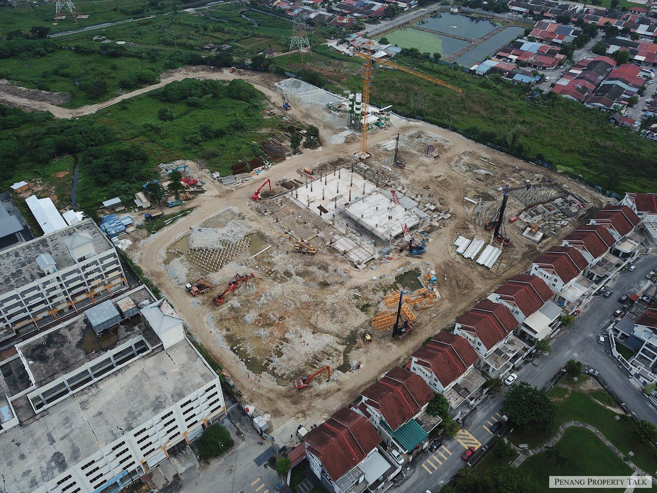 SITE PROGRESS GEM Residences (Aug 2020) Penang Property