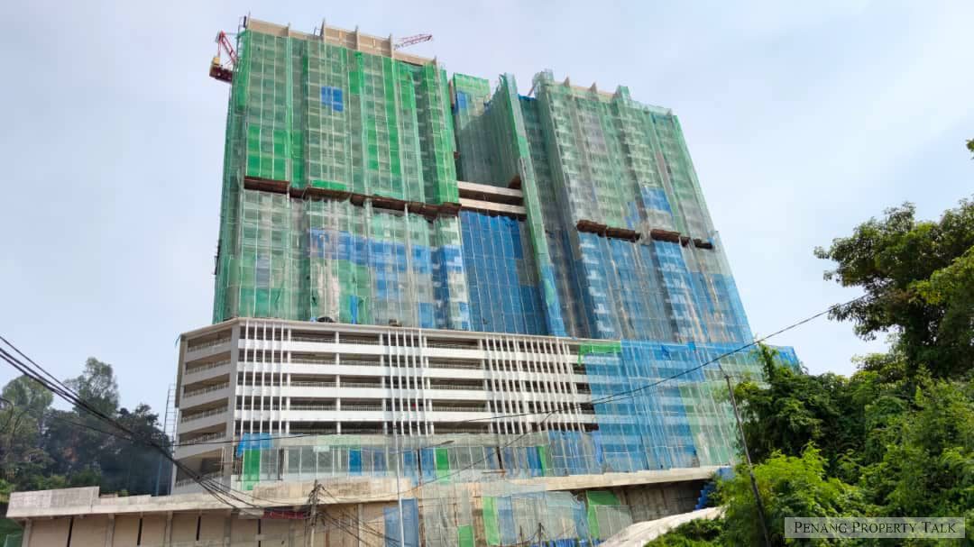 SITE PROGRESS M Vista Southbay (Feb 2021) Penang