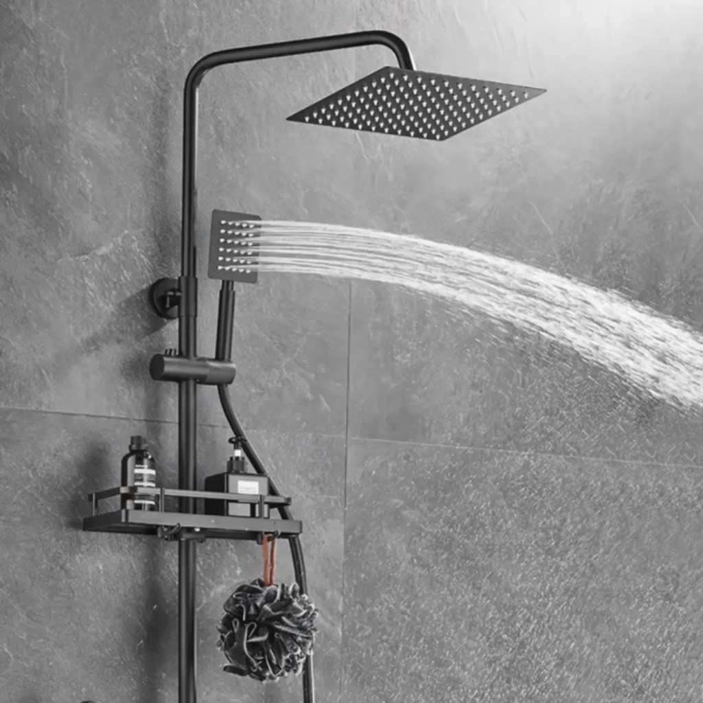Thermostatic Digital Display Rainfall Shower Set EcoFriendly HydroPower