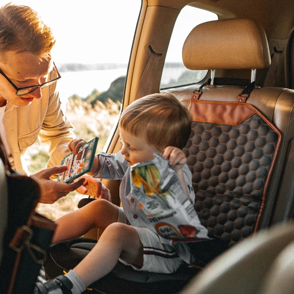 ‘Hexy’ Car Seat Protector Mat Premium Eco Leather