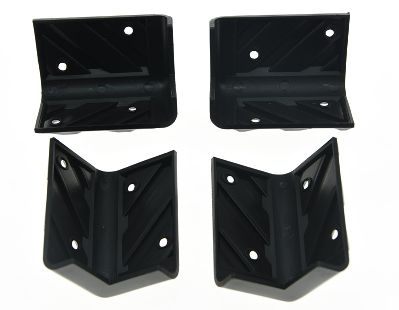 4x Large Guitar AMP Amplifier Protector Corner PA Speaker Corners Black eBay