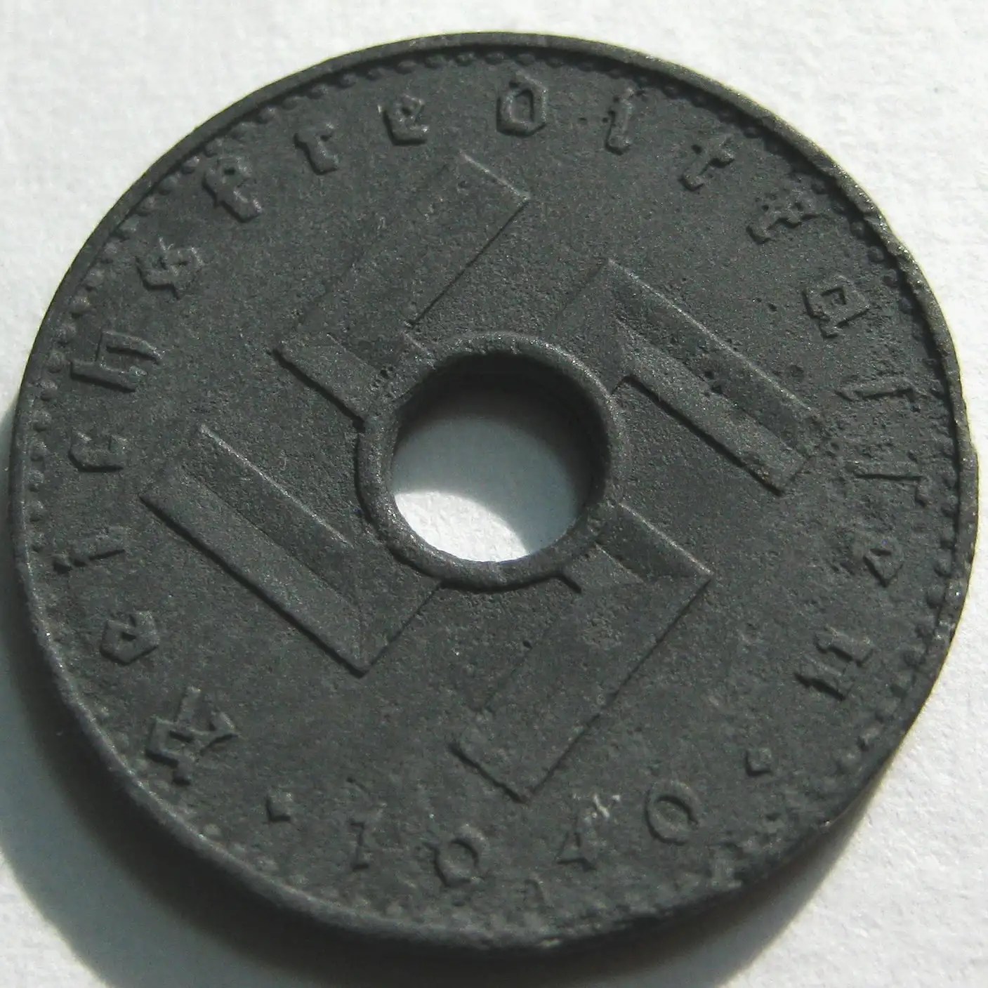 Nazi Germany 3rd Reich 1940 A 5 Reichspfennig KM98 Military Swastika Coin Hitler eBay