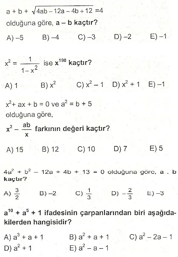 Gruplandırarak çarpanlara ayırma çözümlü sorular 10 sınıf Sinif