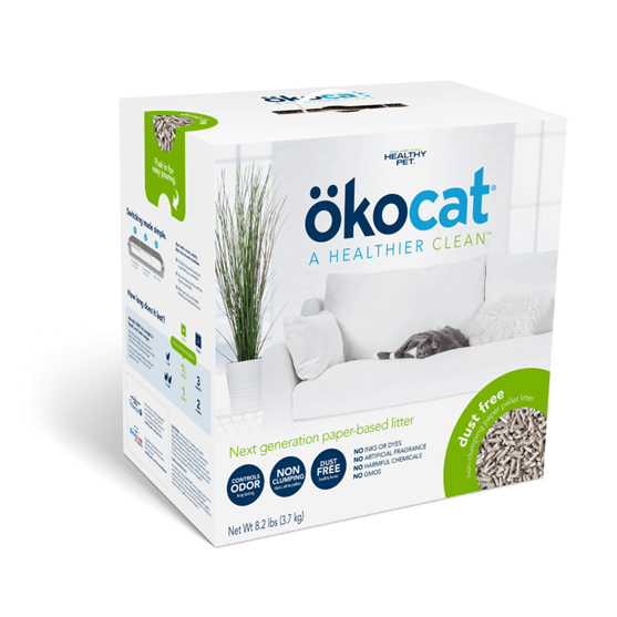 DEPARTMENTS OkoCat Natural Paper Cat Litter 12 lb