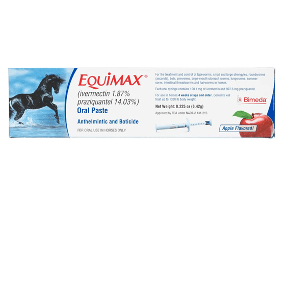 DEPARTMENTS Pfizer Equimax Horse Wormer