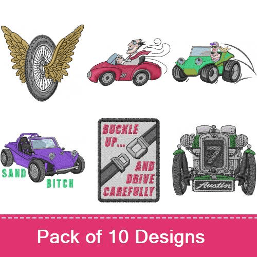 Antique Cars & Hot Rods Embroidery Designs AnnTheGran