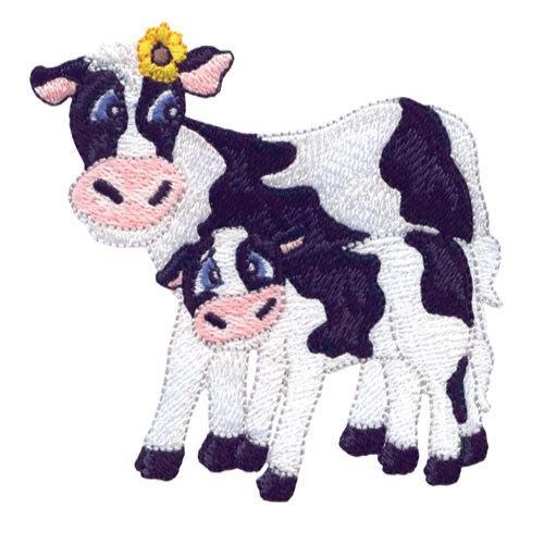 Animals Embroidery Design Cow And Calf from Amazing Designs