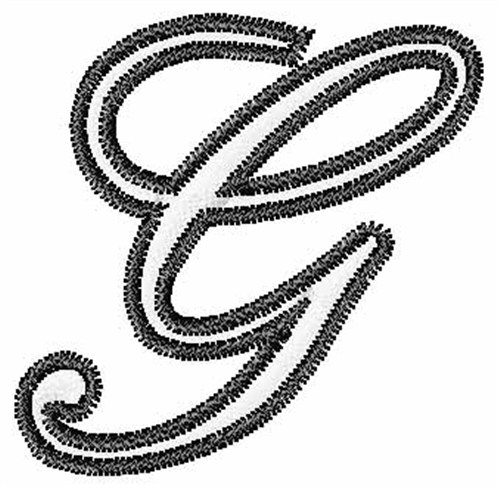Cursive Uppercase Letter G