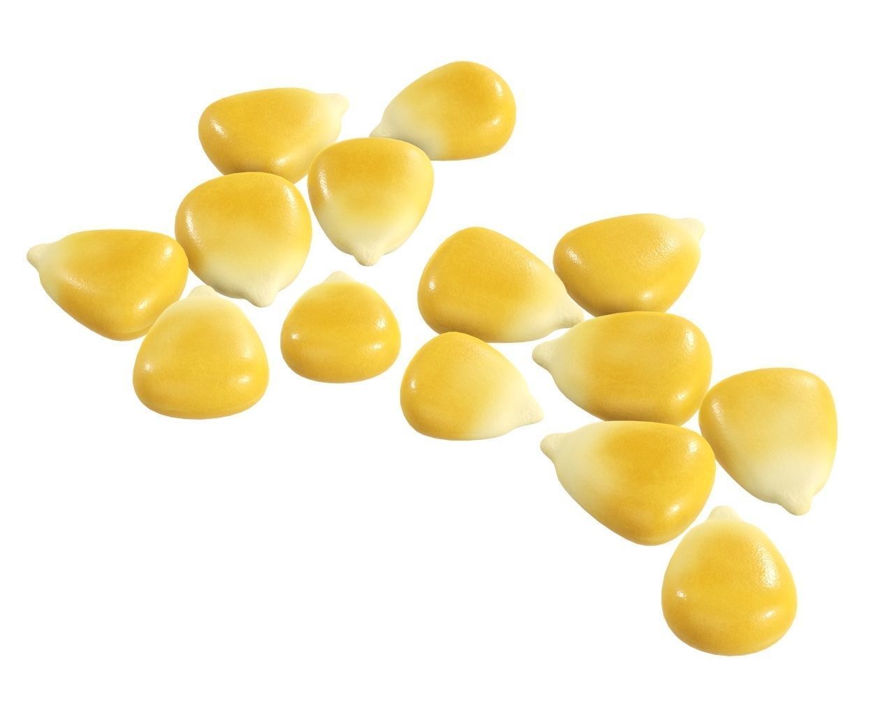 Corn kernel 3D model CGTrader