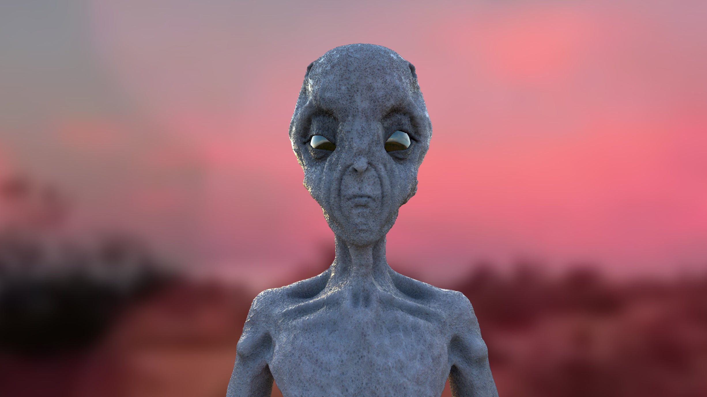 Gray Alien 3D CGTrader
