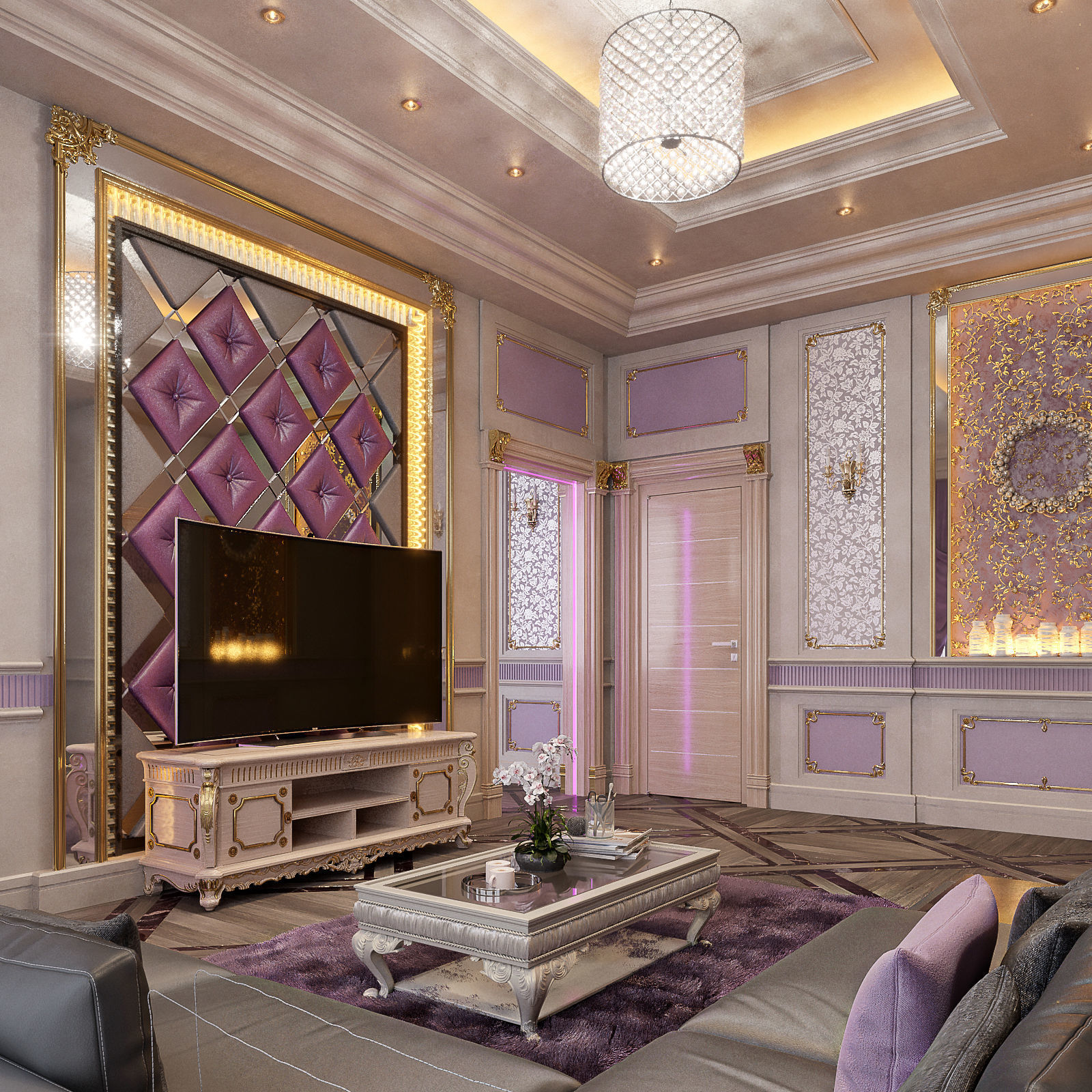 decor 3D Master Bedroom CGTrader