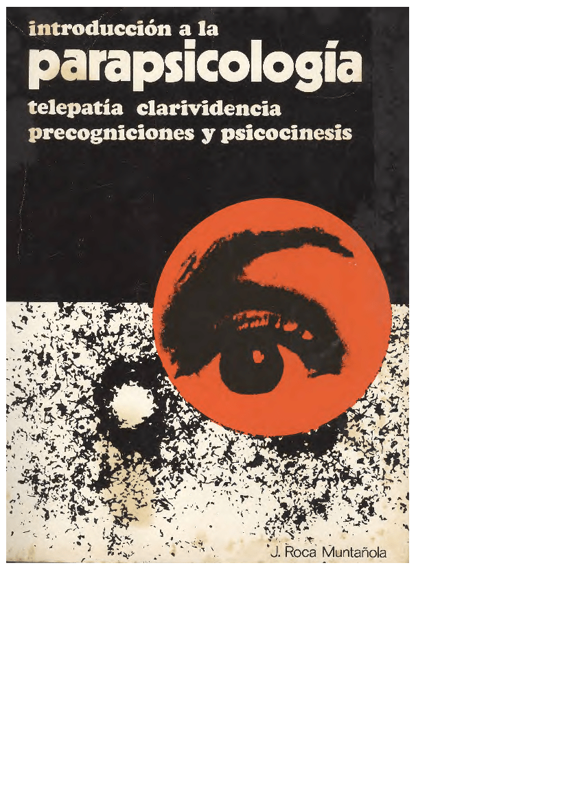Introducción a la parapsicología pdf
