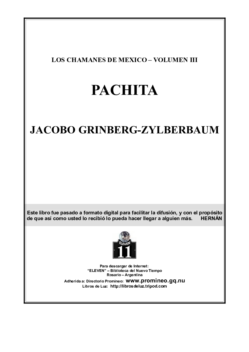 Al LADO DE DONA PANCHITA (LOS CHAMANES DE MEXICO nº 1).