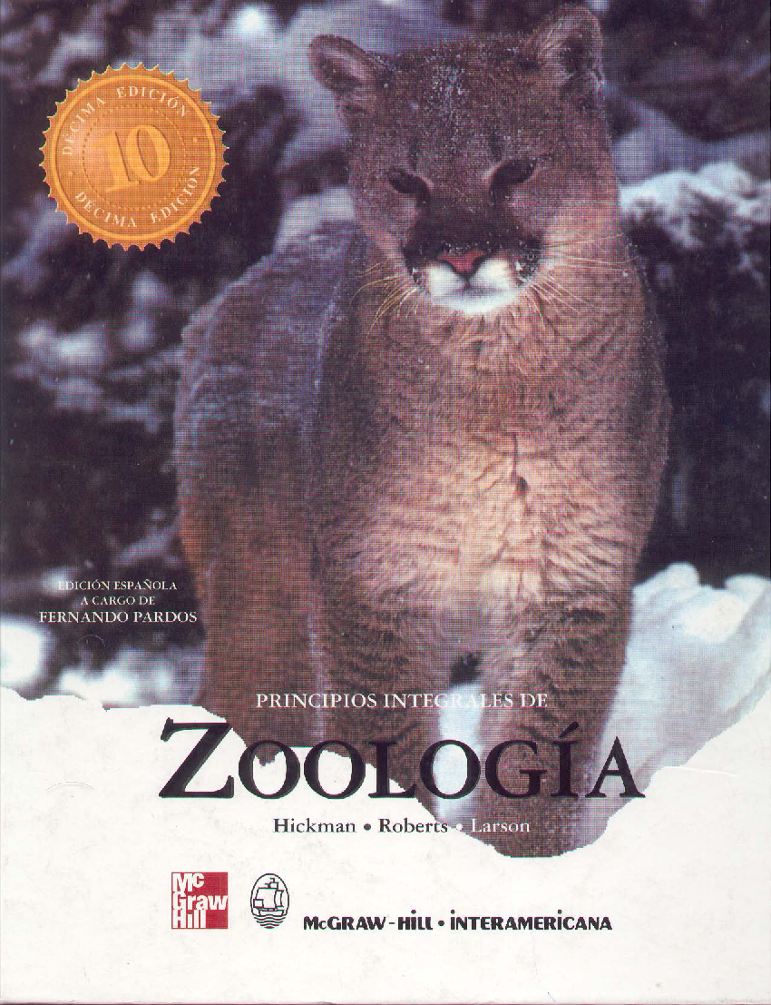 Principios Integrales de Zoología Hickman, Roberts, Larson 10