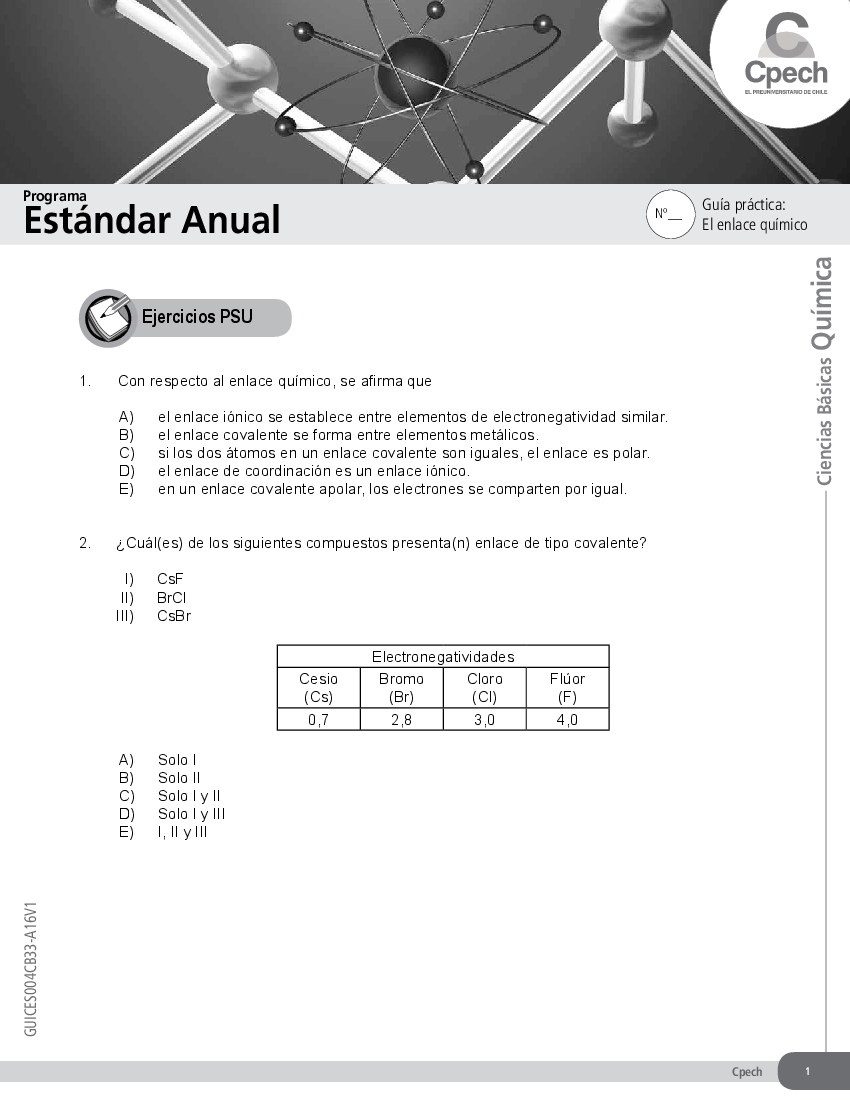 Guía QM04 El enlace químico_PRO pdf