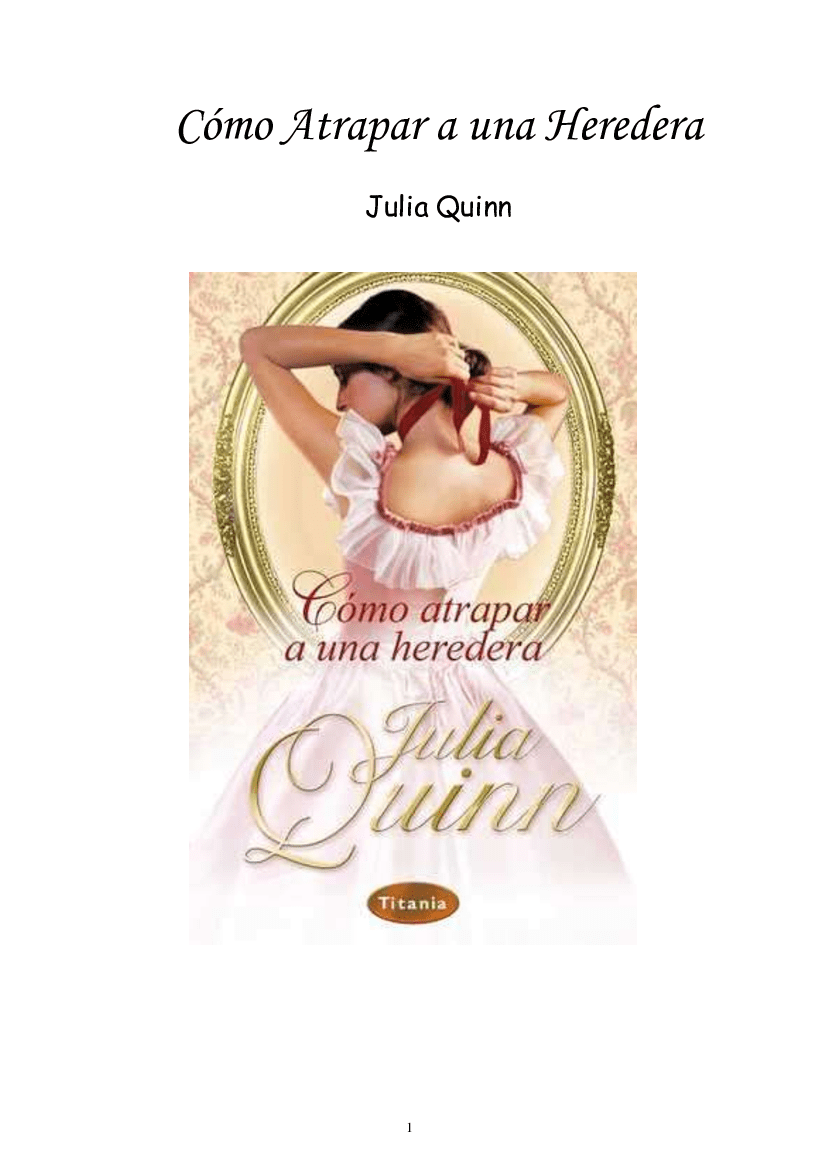 Agentes de la Corona 01 Como atrapar a una heredera pdf