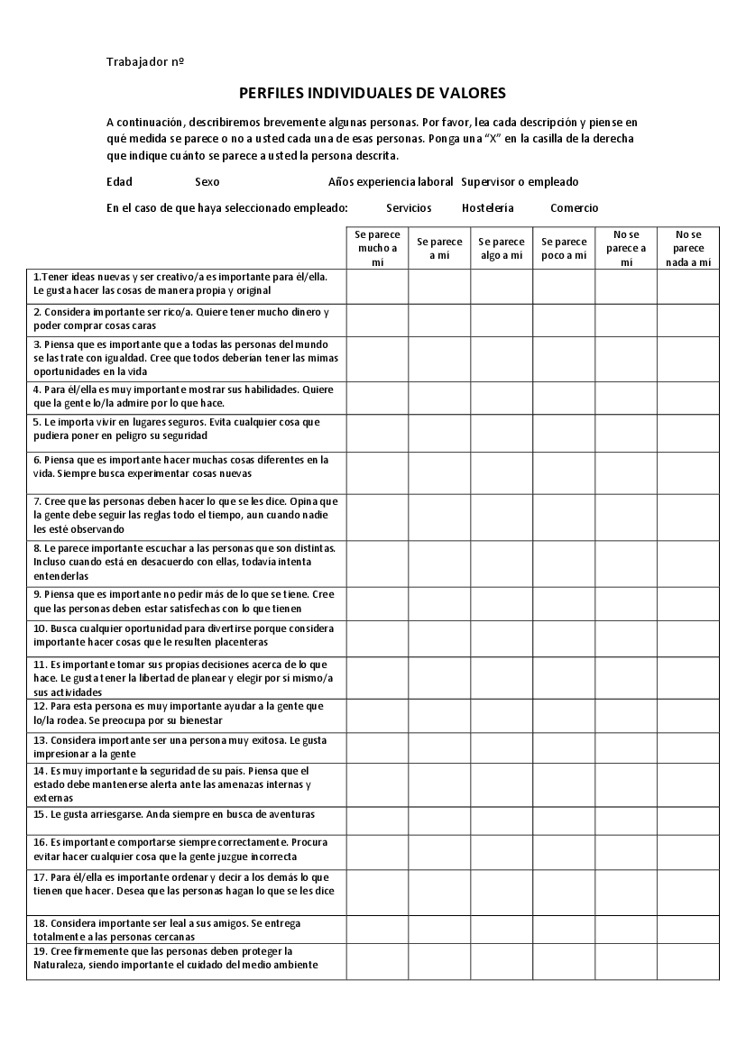 Cuestionario de valores pdf