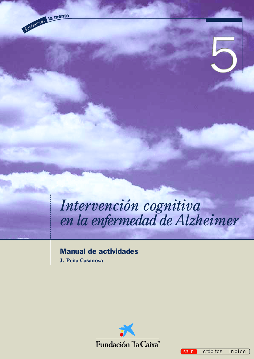 Activemos la mente. Libro 5. Intervención cognitiva en la enfermedad de