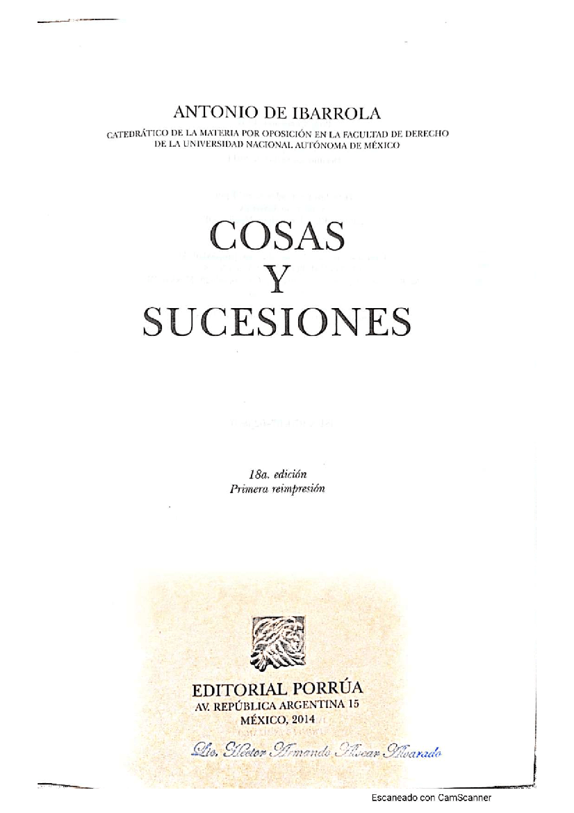 Cosas y Sucesiones Antonio de Ibarrola pdf Docer