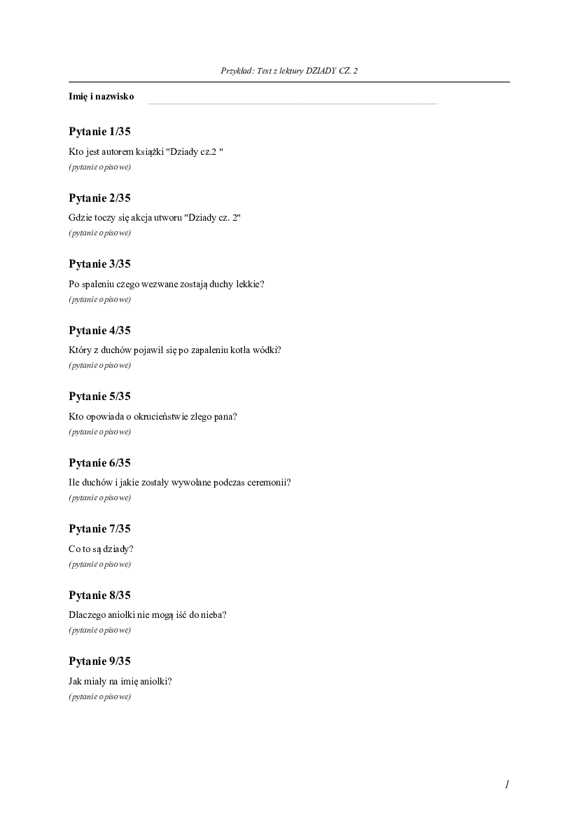 Balladyna Worksheet Workbook, School Subjects, Worksheets, 43 OFF