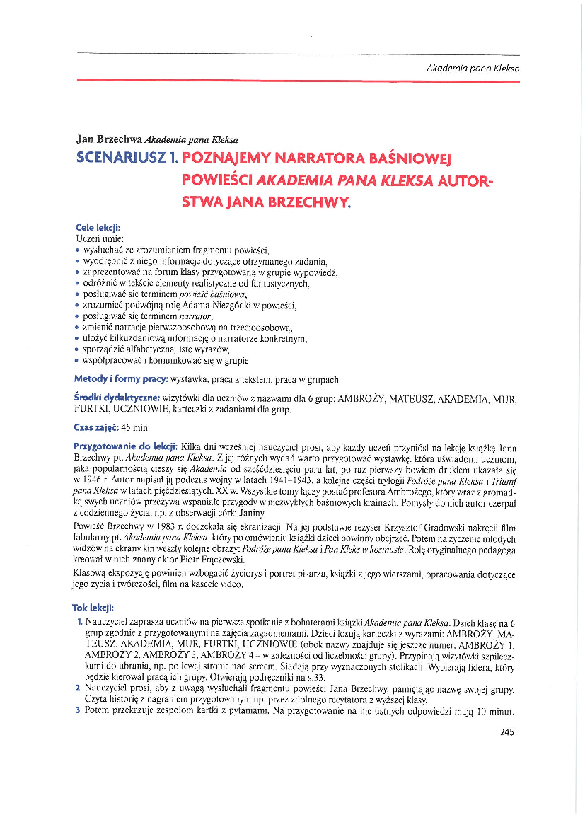 Test Akademia Pana Kleksa Dla 4 Klasy Margaret Wiegel™. Jul 2023