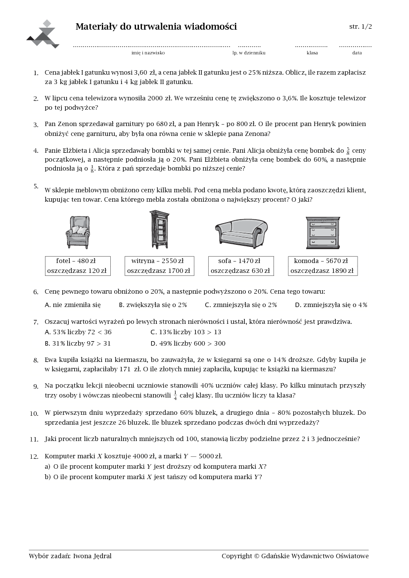materiały do powtórki klasa 7 Pobierz pdf z Docer.pl