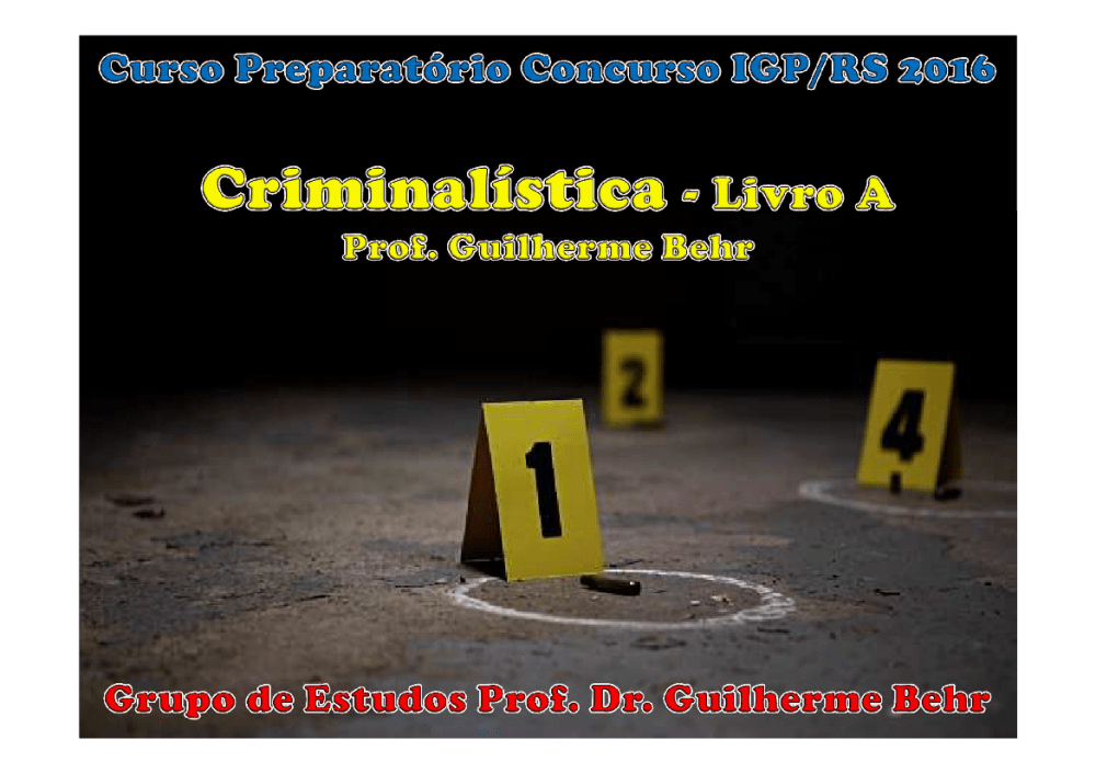 CriminalÃ­stica Livro A Pobierz pdf z Docer.pl