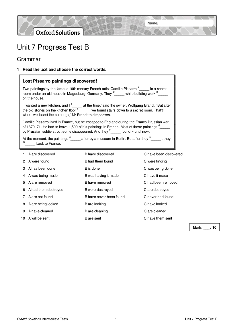 Oxford Solutions Intermediate Oxford.