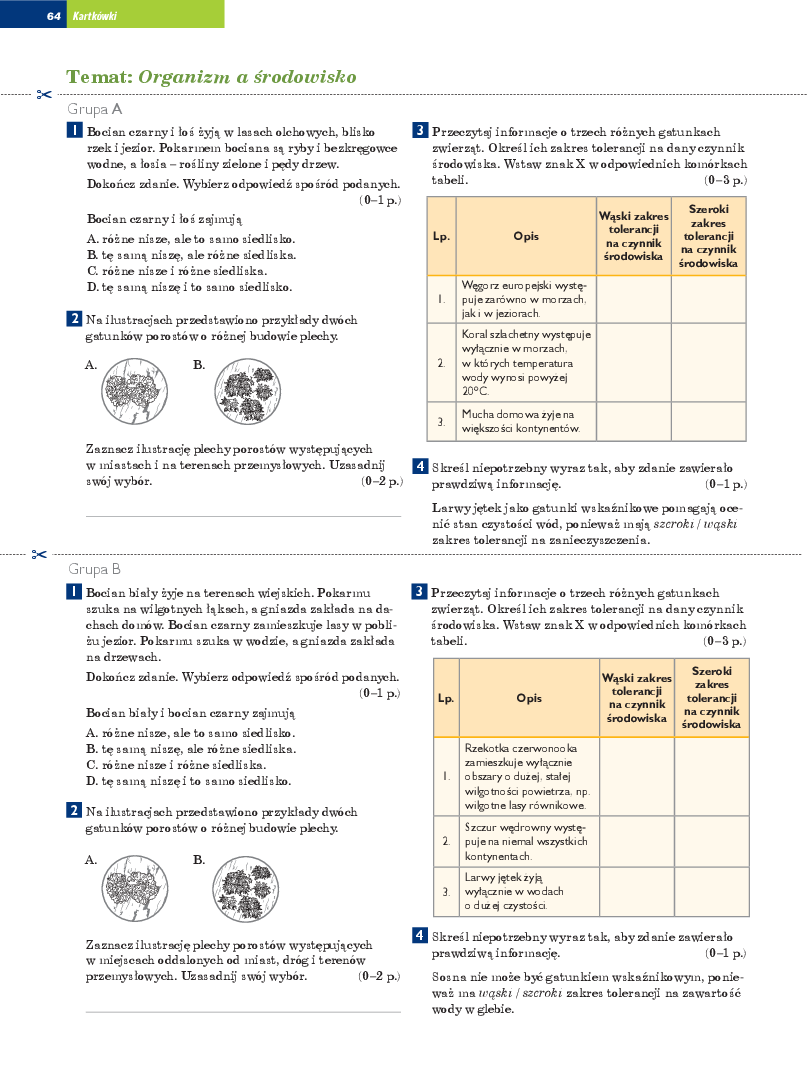 Organizm a środowisko Pobierz pdf z Docer.pl