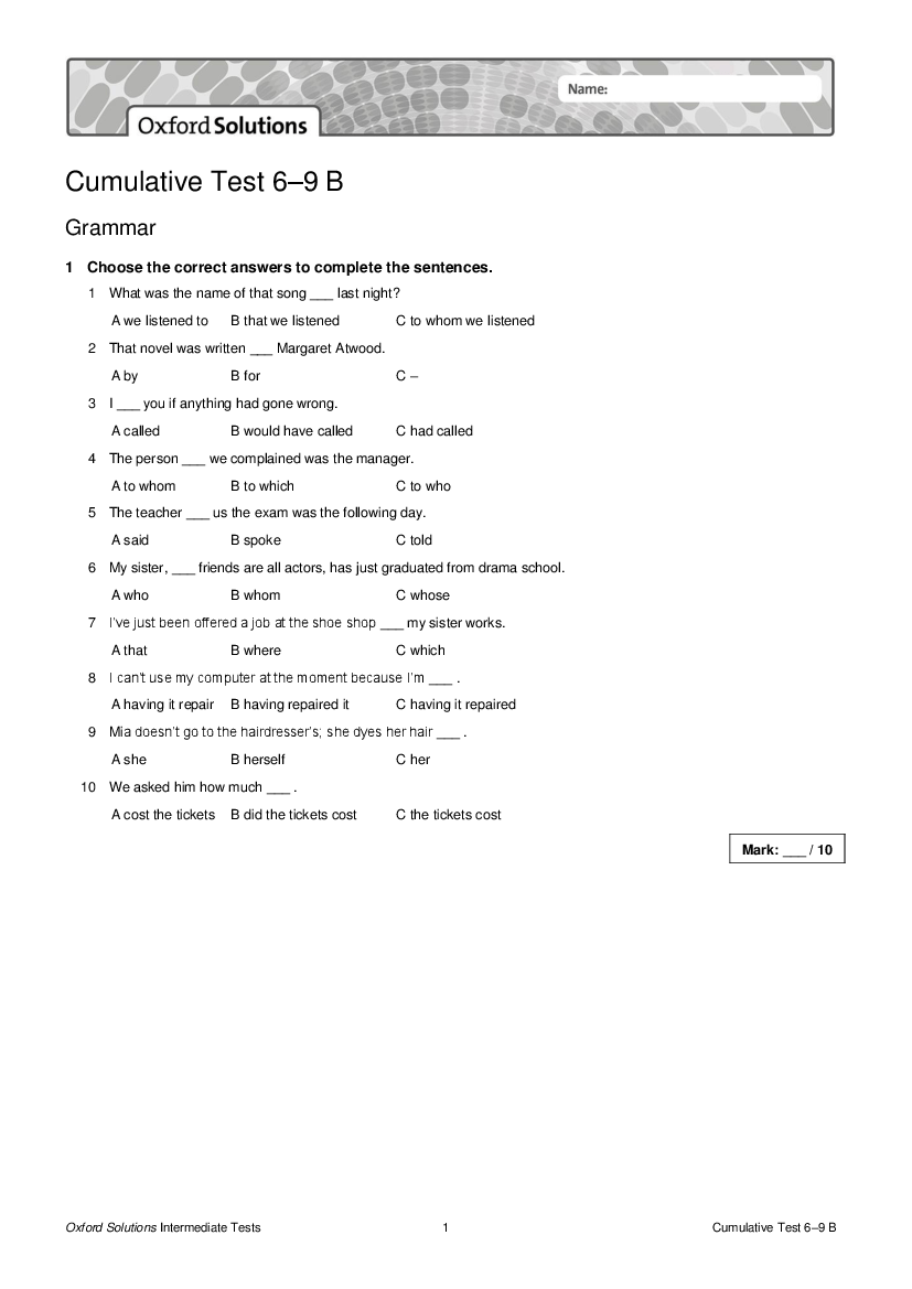 Tutoring Services Oxford Learning