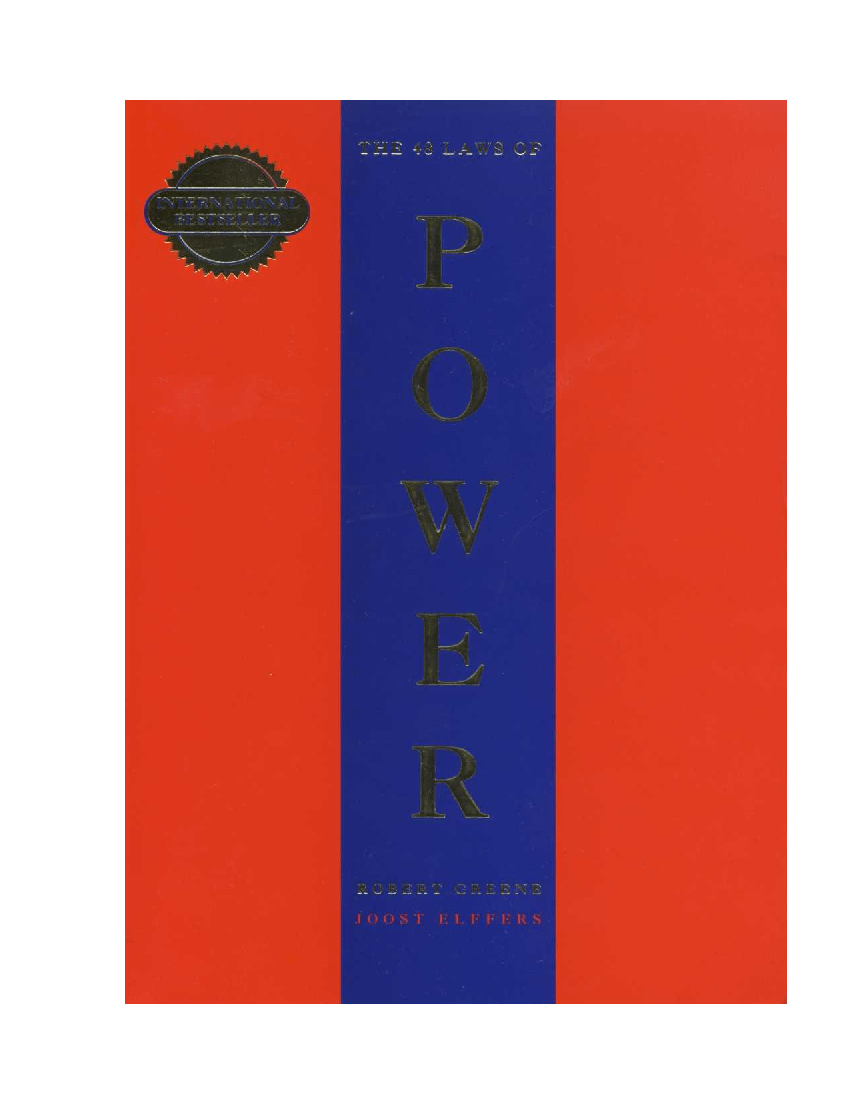 48 Laws of Power Cheat Sheet PDF Psychological Concepts