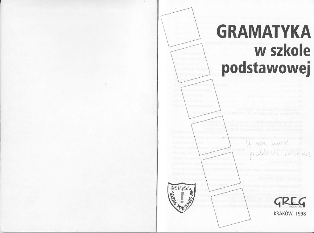 Gramatyka języka polskiego w szkole podstawowej Pobierz pdf z Docer.pl