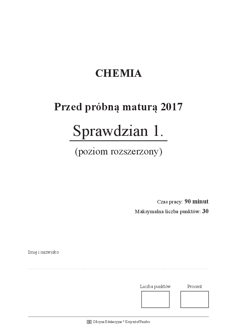 Odpowiedzi Do Sprawdzian 3 Przed Próbną Maturą