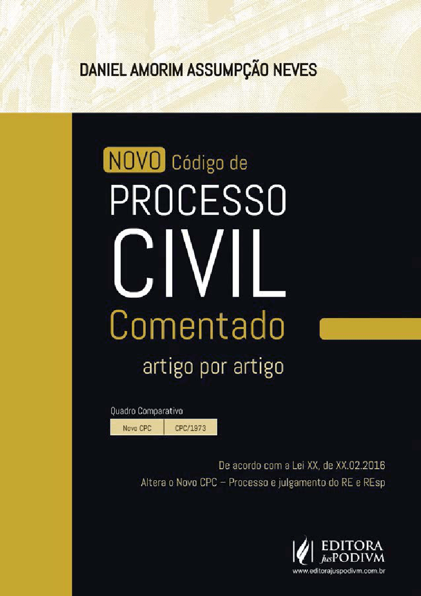 [JUSPODIVM] Novo CPC Comentado Artigo por Artigo Daniel Amorim